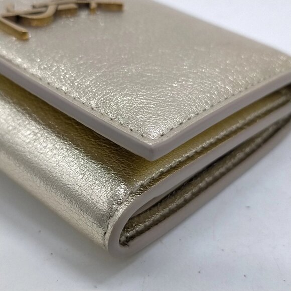 Saint Laurent Key Case Gold Leather 199-070425 - Picture 4 of 9